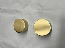 Load image into Gallery viewer, 2021 New Burnished Gold Brushed Brass mixer WaterMark WELS round taps wall faucet basin

