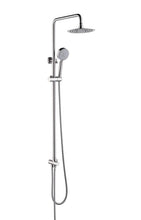 Load image into Gallery viewer, 2023 Brushed Nickel Solid Stainless Steel 304 made shower set w diverter 200 mm head sprayer hand held head Suit Outdoor
