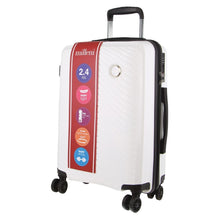 Load image into Gallery viewer, Milleni Hardshell Cabin Luggage Bag Travel Carry On Suitcase 54cm (39L) - White
