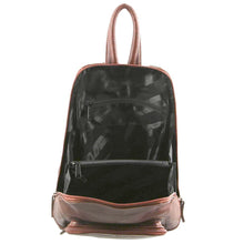 Load image into Gallery viewer, Milleni Womens Bag Italian Leather Soft Nappa Leather Backpack Travel - Chestnut
