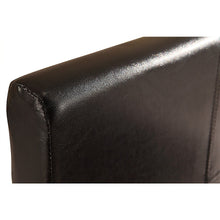 Load image into Gallery viewer, Single PU Leather Bed Frame Black
