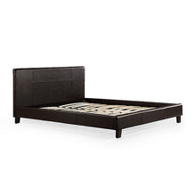 Load image into Gallery viewer, Queen PU Leather Bed Frame Brown
