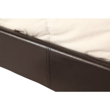 Load image into Gallery viewer, Queen PU Leather Bed Frame Brown
