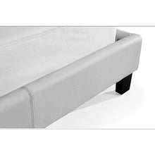 Load image into Gallery viewer, King PU Leather Bed Frame White
