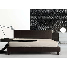 Load image into Gallery viewer, King PU Leather Bed Frame Brown
