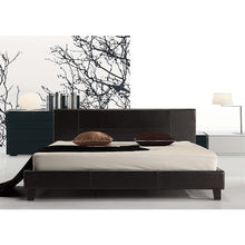 Load image into Gallery viewer, King PU Leather Bed Frame Black

