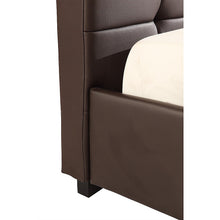 Load image into Gallery viewer, Double PU Leather Deluxe Bed Frame Brown
