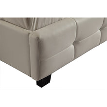 Load image into Gallery viewer, Queen PU Leather Deluxe Bed Frame White
