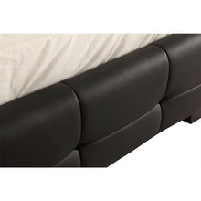 Load image into Gallery viewer, Queen PU Leather Deluxe Bed Frame Black
