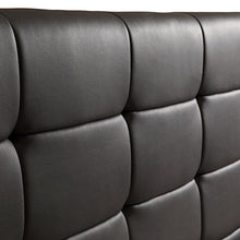 Load image into Gallery viewer, King PU Leather Deluxe Bed Frame Black

