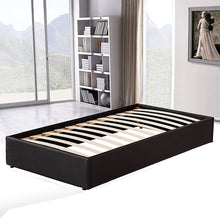 Load image into Gallery viewer, PU Leather Single Bed Ensemble Frame
