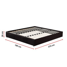 Load image into Gallery viewer, PU Leather King Bed Ensemble Frame
