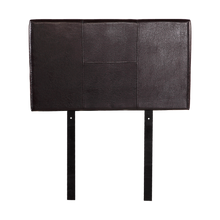 Load image into Gallery viewer, PU Leather Single Bed Headboard Bedhead - Brown
