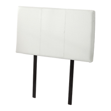 Load image into Gallery viewer, PU Leather Single Bed Headboard Bedhead - White
