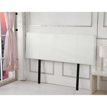 Load image into Gallery viewer, PU Leather Queen Bed Headboard Bedhead - White
