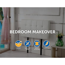 Load image into Gallery viewer, PU Leather Single Bed Deluxe Headboard Bedhead - White
