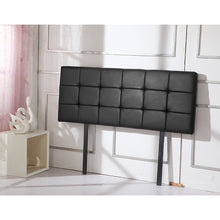 Load image into Gallery viewer, PU Leather Queen Bed Deluxe Headboard Bedhead - Black
