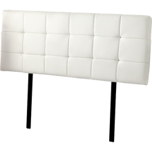 Load image into Gallery viewer, PU Leather Queen Bed Deluxe Headboard Bedhead - White
