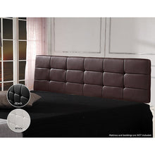 Load image into Gallery viewer, PU Leather King Bed Deluxe Headboard Bedhead - Brown
