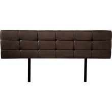 Load image into Gallery viewer, PU Leather King Bed Deluxe Headboard Bedhead - Brown
