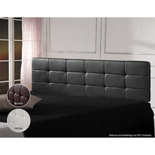 Load image into Gallery viewer, PU Leather King Bed Deluxe Headboard Bedhead - Black
