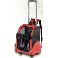 Load image into Gallery viewer, Dog Pet Safety Transport Carrier Backpack Trolley
