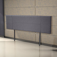Load image into Gallery viewer, Linen Fabric King Bed Headboard Bedhead - Grey
