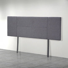 Load image into Gallery viewer, Linen Fabric Double Bed Headboard Bedhead - Grey
