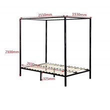Load image into Gallery viewer, 4 Four Poster Queen Bed Frame
