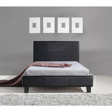 Load image into Gallery viewer, King Single PU Leather Bed Frame Black
