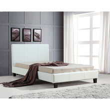 Load image into Gallery viewer, King Single PU Leather Bed Frame White
