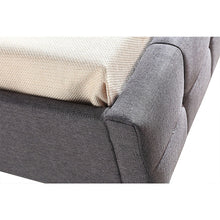 Load image into Gallery viewer, King Single Linen Fabric Deluxe Bed Frame Grey
