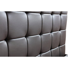 Load image into Gallery viewer, King Single PU Leather Deluxe Bed Frame Brown
