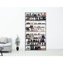 Load image into Gallery viewer, 50 Pairs 10 Tiers Shoe Rack
