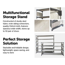 Load image into Gallery viewer, 50 Pairs 10 Tiers Shoe Rack
