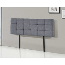 Load image into Gallery viewer, Linen Fabric Queen Bed Deluxe Headboard Bedhead - Grey
