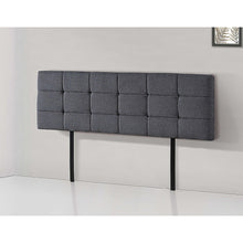 Load image into Gallery viewer, Linen Fabric King Bed Deluxe Headboard Bedhead - Grey
