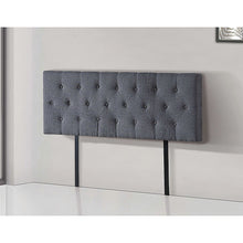 Load image into Gallery viewer, Linen Fabric Double Bed Deluxe Headboard Bedhead - Grey
