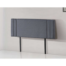 Load image into Gallery viewer, Linen Fabric Queen Bed Deluxe Headboard Bedhead - Grey
