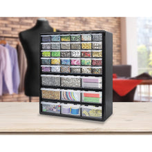Load image into Gallery viewer, Storage Cabinet Drawers 39 Plastic Tool Box Containers Organiser Cupboard
