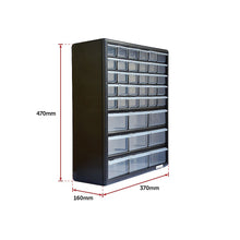 Load image into Gallery viewer, Storage Cabinet Drawers 39 Plastic Tool Box Containers Organiser Cupboard
