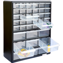 Load image into Gallery viewer, Storage Cabinet Drawers 39 Plastic Tool Box Containers Organiser Cupboard

