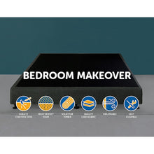 Load image into Gallery viewer, Palermo King Ensemble Bed Base Platinum Graphite Linen Fabric
