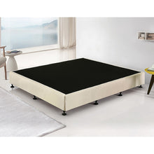 Load image into Gallery viewer, Palermo King Ensemble Bed Base Platinum Natural Sand Linen Fabric
