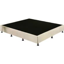 Load image into Gallery viewer, Palermo King Ensemble Bed Base Platinum Natural Sand Linen Fabric
