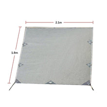 Load image into Gallery viewer, Pop Top Caravan Privacy Screen Sun Shade Side Extension 2.1 x 1.8m
