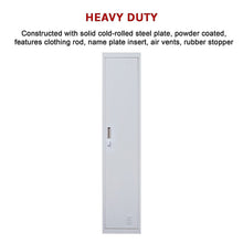 Load image into Gallery viewer, One-Door Office Gym Shed Clothing Locker Cabinet
