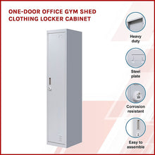 Load image into Gallery viewer, One-Door Office Gym Shed Clothing Locker Cabinet
