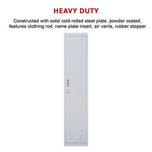 Load image into Gallery viewer, One-Door Office Gym Shed Clothing Locker Cabinet

