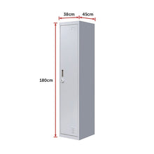 Load image into Gallery viewer, One-Door Office Gym Shed Clothing Locker Cabinet
